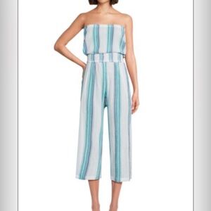 BECCA
La Hana Striped Bandeau Jumpsuit or Swim cover up